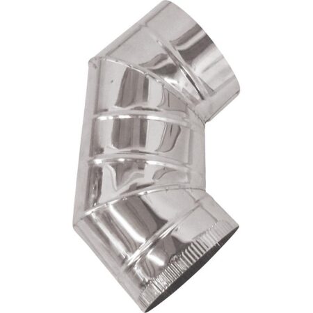 Γωνία Σόμπας Για Μπουρί-Σωλήνα Inox Φ150(Χειροποίητη)