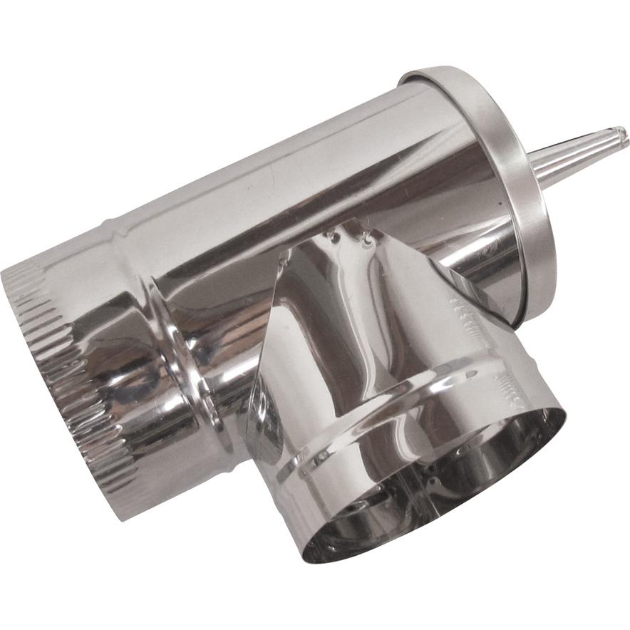 ΤΑΦ Για Μπουρί-Σωλήνα Σόμπα Inox 430 Φ150
